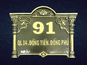 Bảng số nhà BS - 011